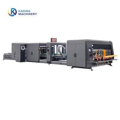 Full automatisk bølgebrett brett liming og sømemaskin med PLS -kontrollsystem